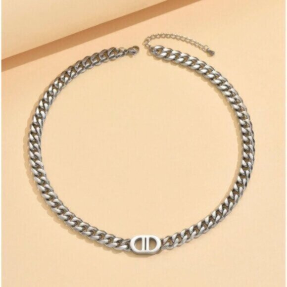 925 Sterling Silver Cuban Chain Necklace & Bracelet Set | Premium Quality - Picture 5 of 6